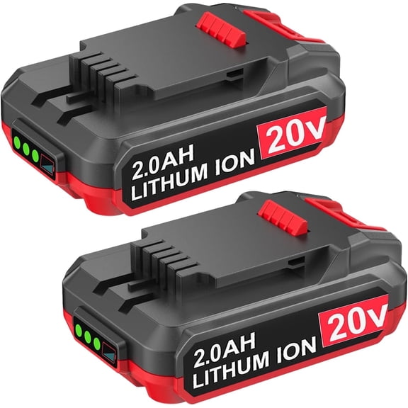 FSKE Replacement for Bauer 20V Battery 1701C-B 1702C-B Lithium-Ion 2.0Ah Cordless Power Tool Battery 2 Packs