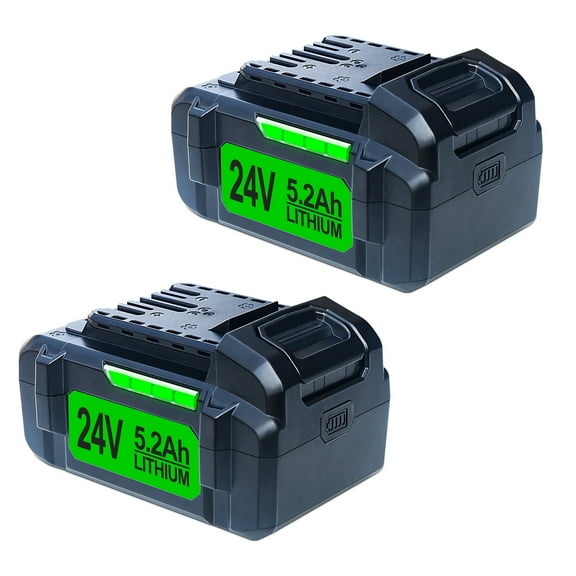 FSKE Replacement for Flex 24V Battery 5200mAh Lithium-Ion Batteries FX0331-1(2packs)