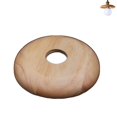 thumbnail image 1 of FSLiving 1-Pack Natural Wood Replacement Shades for Table Lamp Chandelier Pendant Light Compatible Lamps Vintage Bulb Guard Hanging Ceiling Cover DIY Light Shade Decorative PJ0659-DZ-18CM-46, 1 of 5