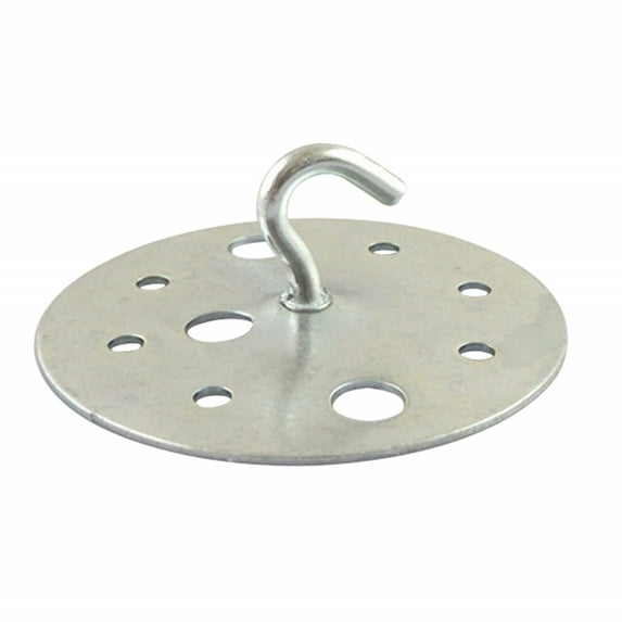 FSLiving 10 Pcs Ceiling Crossbar with Hook Circular Mounting Bracket Light Fixture 3.74 Inch Diameter Universal Light Crossbar Bracket for Wall Light Close to Ceiling Light Chandelier