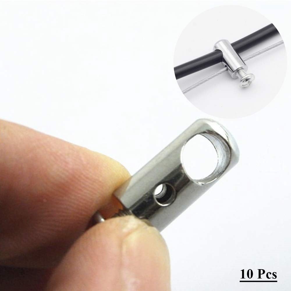 FSLiving 10Pcs Adjustable Cable Guide with Wire Lock Rope Fixer Safety ...