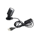 thumbnail image 1 of FSLiving 1W Mini LED Spotlight 360° Rotatable Dimmable Breathable Lighting Black Shell with 6.5 Ft USB Dimmable Cable for Accent Lighting Cartoon Showcase Cabinet Lego Model,Cold White - 1 Light, 1 of 6