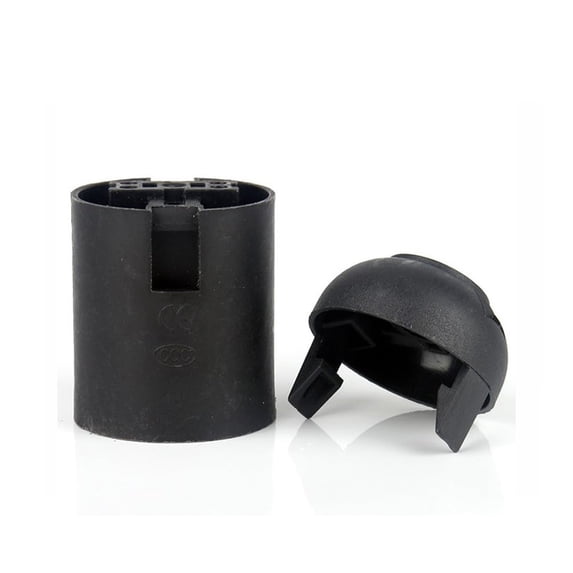 FSLiving 20 PCS E26 Light Sockets E26 Medium Base Phenolic Socket, Black Industrial Retro Standard Pendant Lamp Holder with Lampshade Collar Ring for Floor Desk Table Lights (Pack of 20)