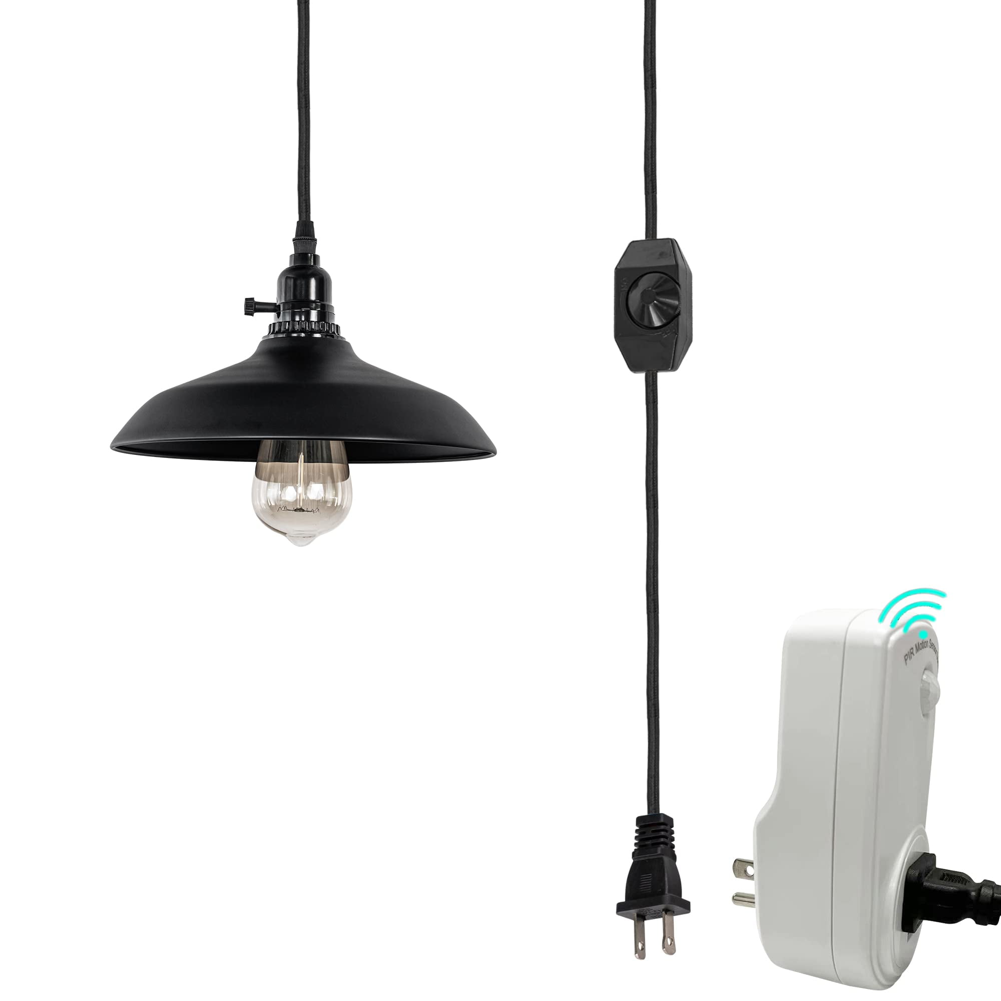 FSLiving 2Way Knob Turn on Off Settings Handle Pendant Lighting Swag ...