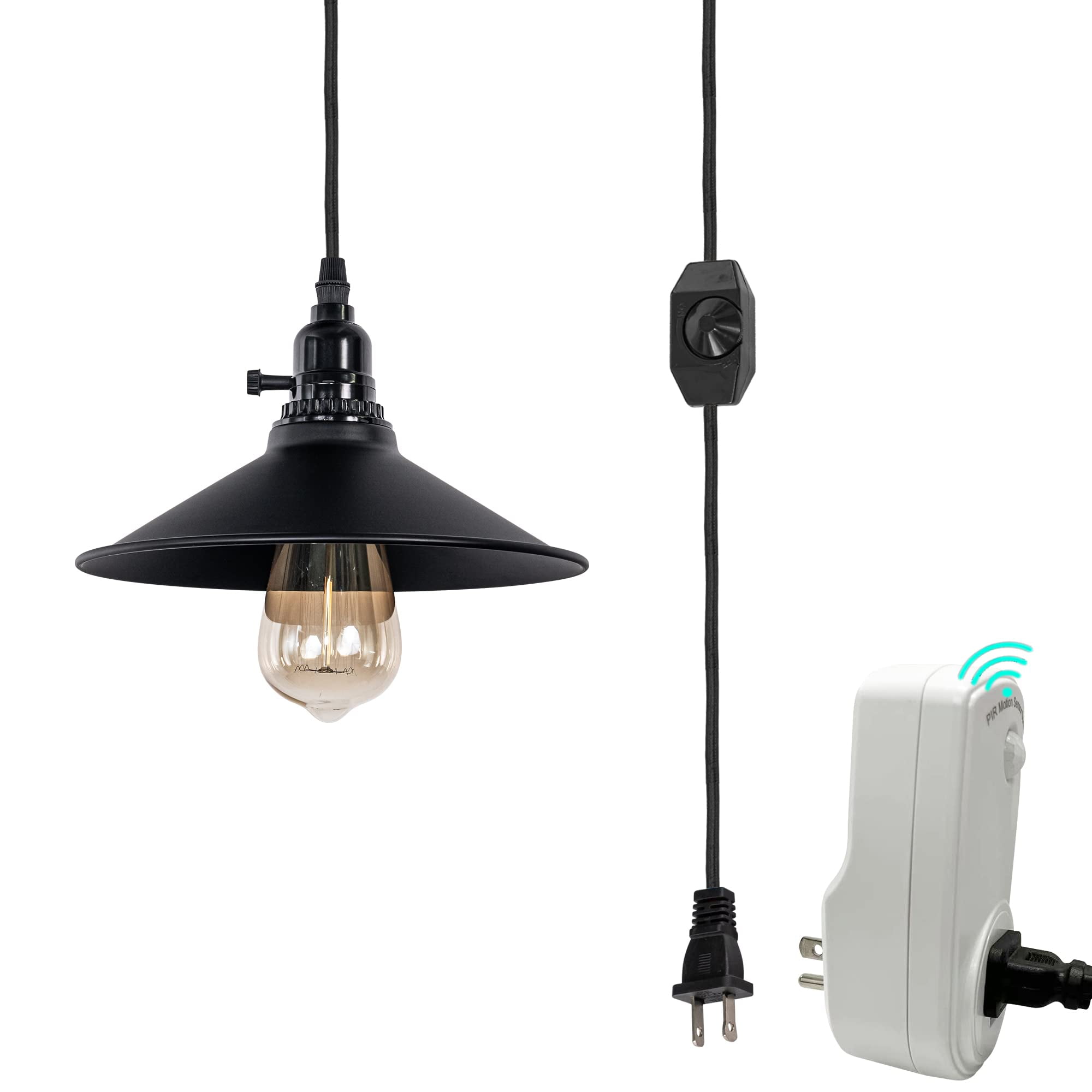 FSLiving 2Way Knob Turn on Off Settings Handle Pendant Lighting Swag ...
