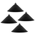 thumbnail image 1 of FSLiving 4-Packs 11.8" E26 to E26 Screw-in Black LampShade Industrial Replacement, Iron Rustic Cone Shape Cover, DIY Torchiere Shade Decorative for Kitchen Ceiling Pendants Table Lamp Wall Sconce, 1 of 7