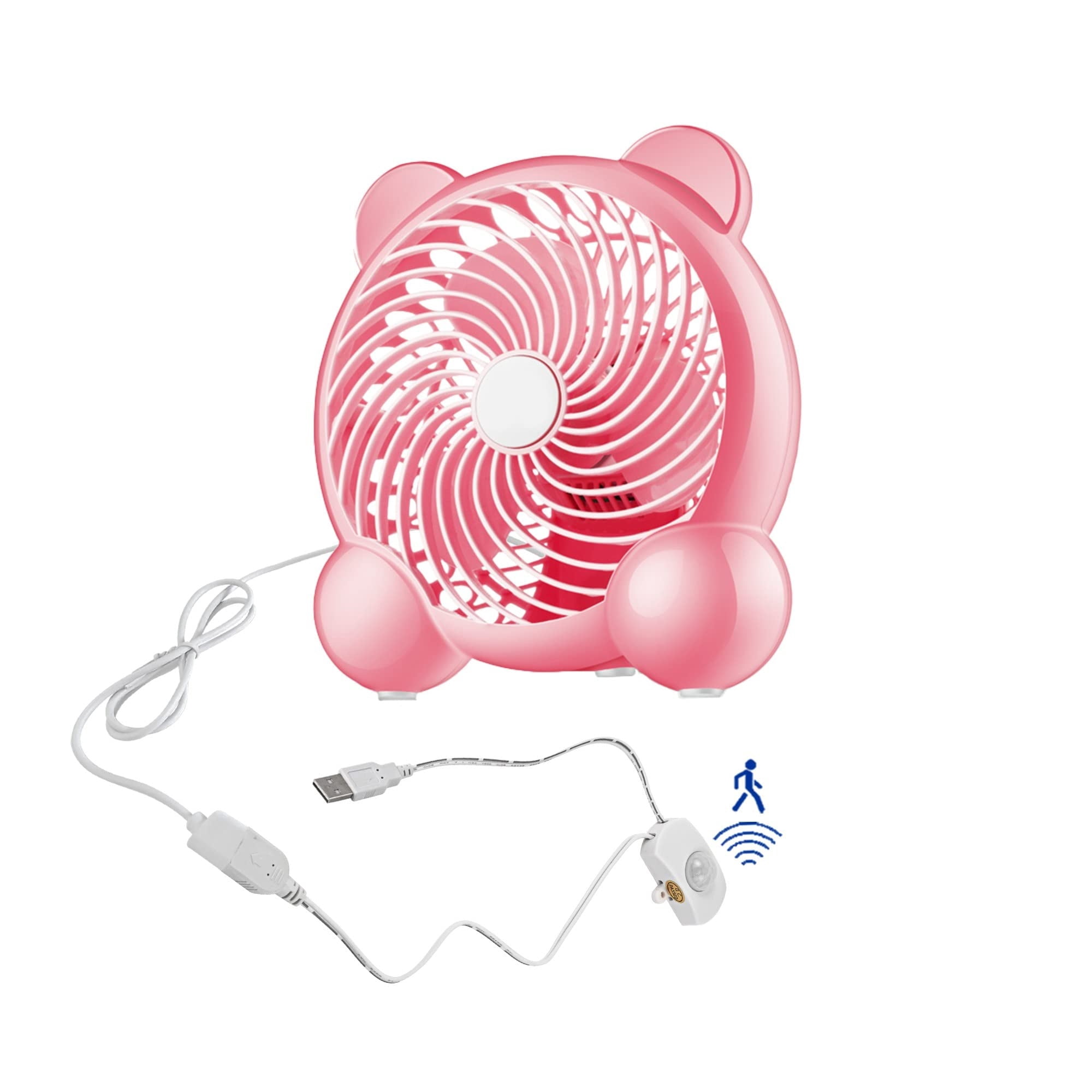 FSLiving 5V USB-Powered Fan 7-Inch Mini Cooling Air Fan Powerful Fan ...