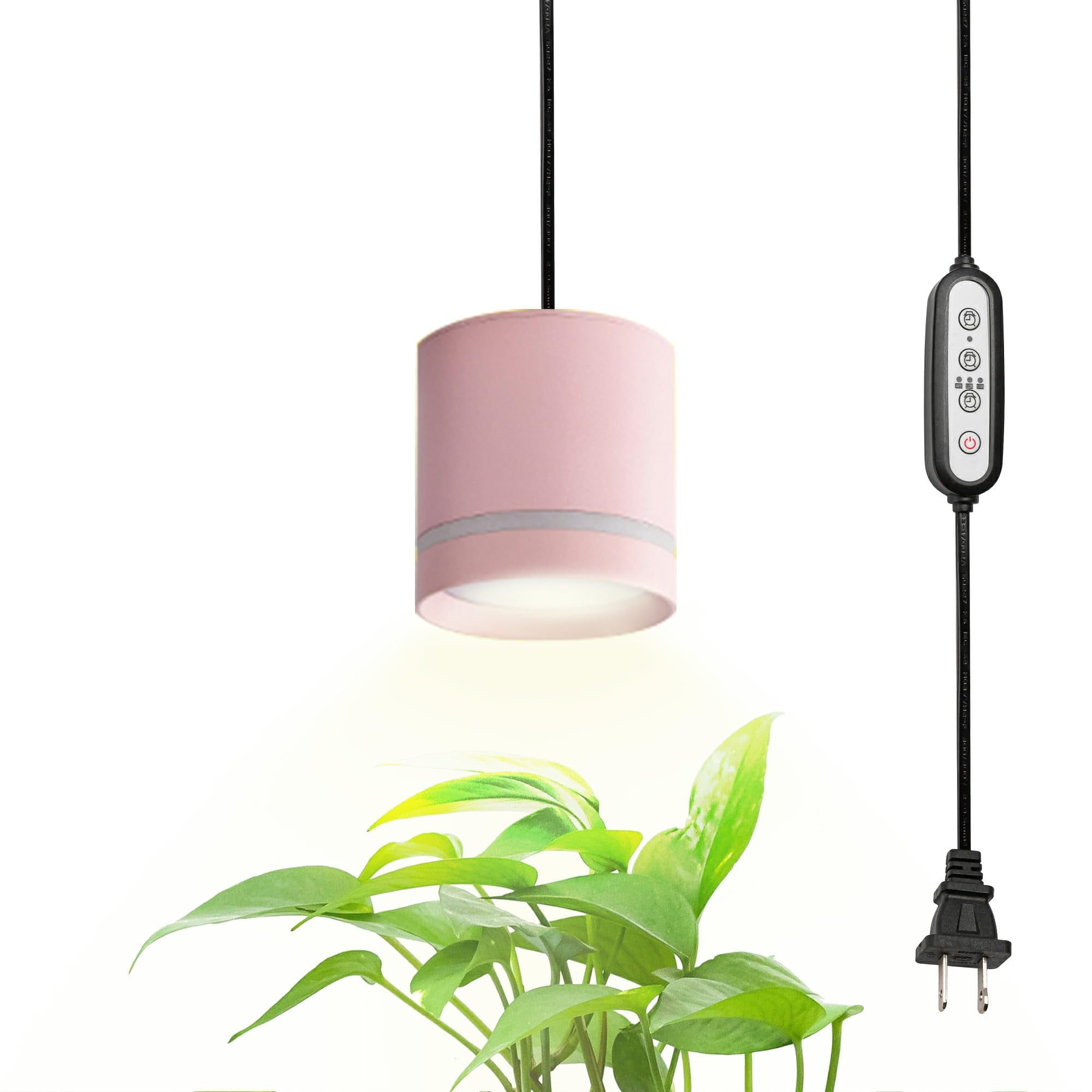 ❁Ma❁ FSLiving 7W LED Swag Linear Look Plant Grow Light Plug-in