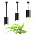 thumbnail image 1 of FSLiving 7W LED Track Linear Look Pendant Lights H-Type Track Light with Adjustable Height LED Linear Style for Dining Room Kitchen 3 Lights Idea for Large Plant Light Customizable Black 7.87 in, 1 of 9