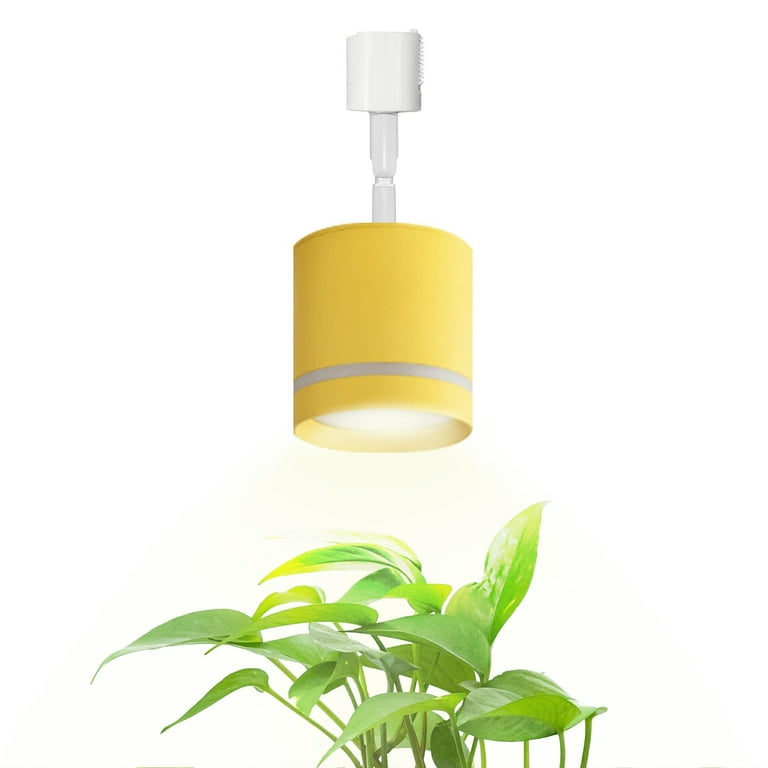 Fsliving 7W LED Track Linear Look Yellow Rotation Design Lights H Type Track Light with Gimbaled Spot LED Macaron Style for Dining Room Kitchen 1