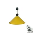 thumbnail image 1 of FSLiving Adjustable Angle H-Type Track Pendangt Light,E26 Matte Black Base with Yellow Metal Shade,Remote Control Dimmable Color Changing Timing Lamp for Home Kitchen Farmhouse,Customizable - 1 Light, 1 of 7