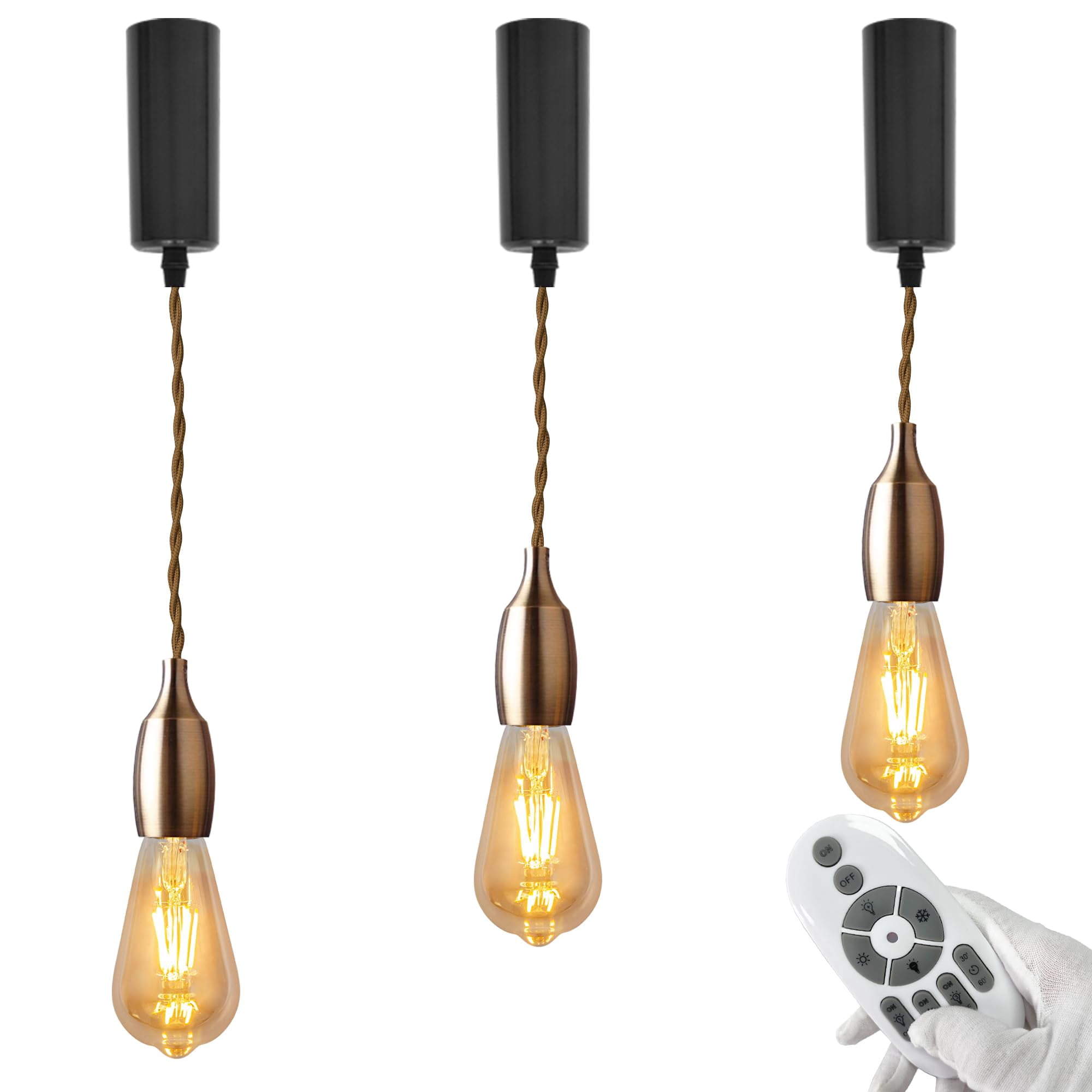 FSLiving Adjustable Height H Type Track Lighting Bronze Track Light ...