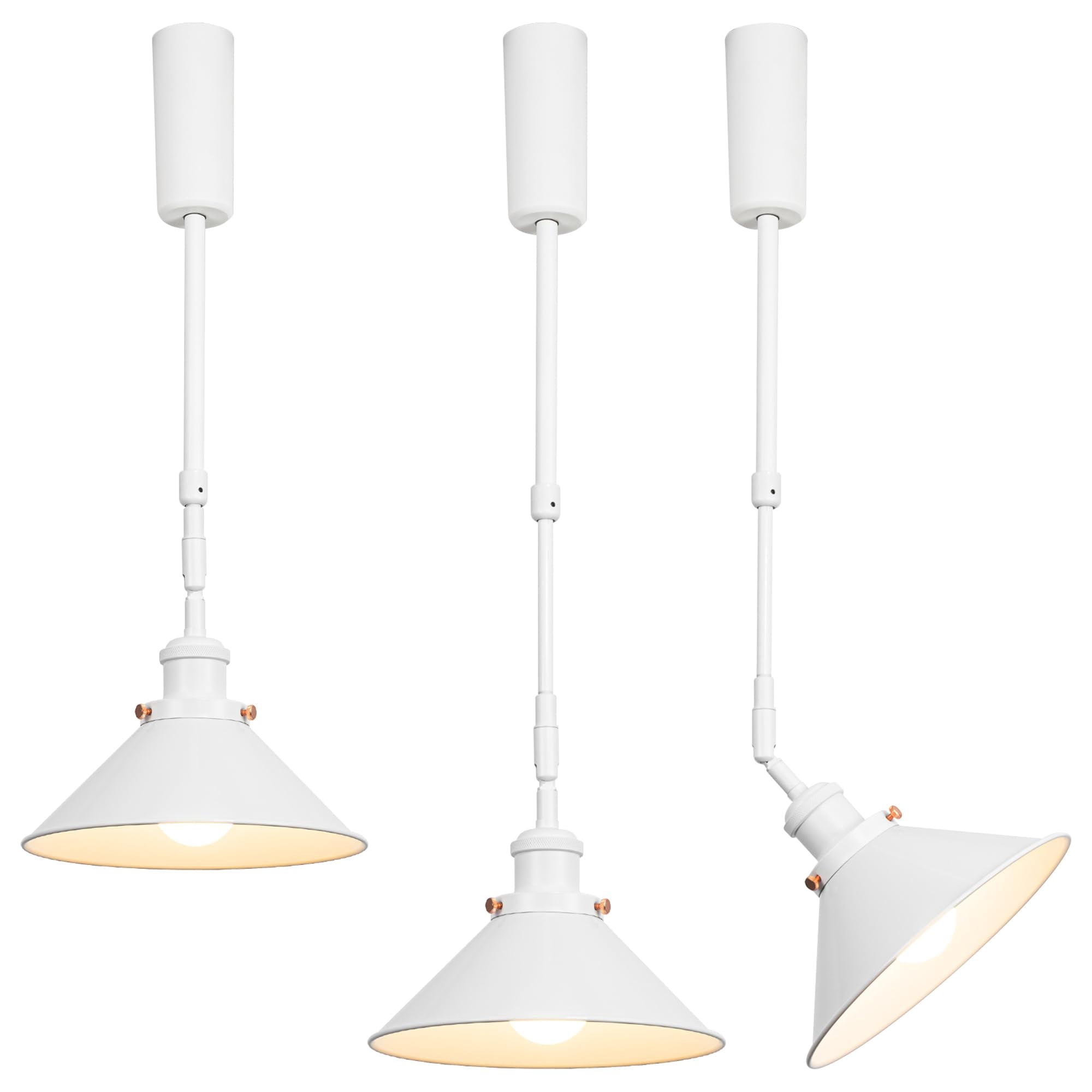FSLiving Adjustable Height Track Pendnat Light H-Type Retractable Lift ...