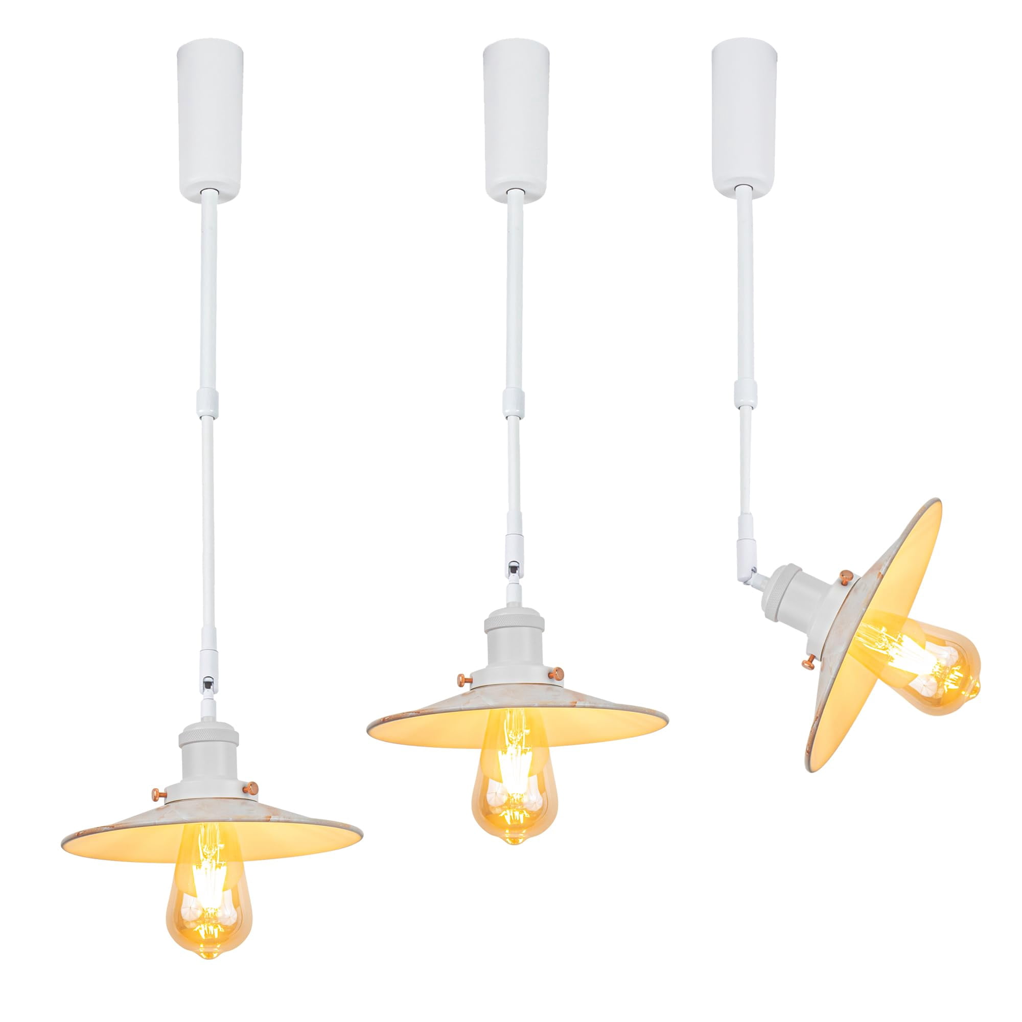 FSLiving Adjustable Height Track Pendnat Light H-Type Retractable Lift ...