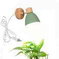 thumbnail image 1 of FSLiving Adjustable Wooden Wall Sconces with Full Spectrum for Indoor Plants Portable E26 Socket Macaron Green Aluminum Wall lamp with Timer Cord for Grow Light Industrial Fixture No Drilling, 1 of 8