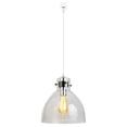 thumbnail image 1 of FSLiving Dimmable J Type Track Light Pendants Retro Lighting Industrial Light Fixtures Remote Control 10" Clear Glass 3.2 Ft, Track Mount Industrial Style for Barn Kitchen Island Customizable, 1 of 8