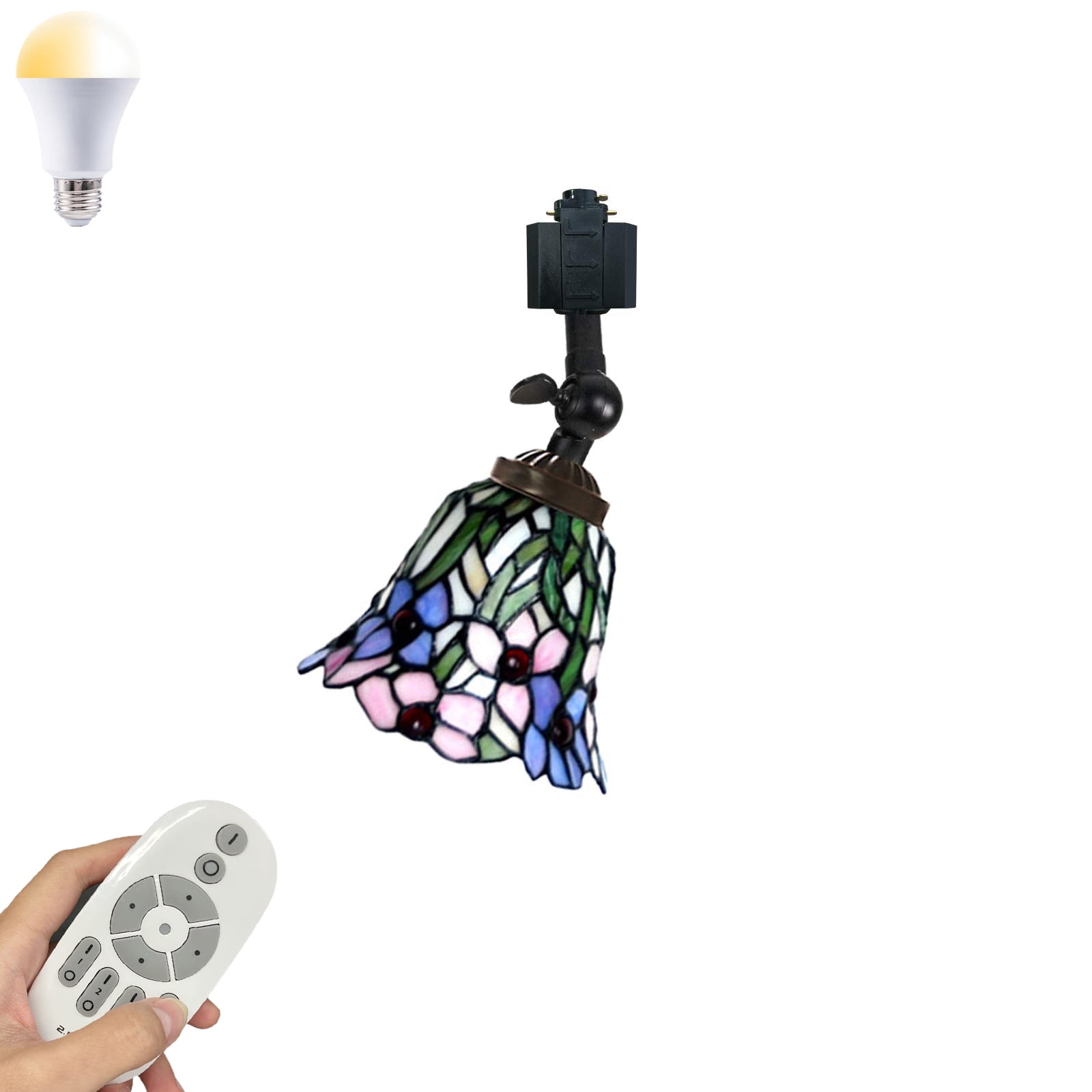 FSLiving Dimmable Remote Control Track Pendant Lights Single Circuit H