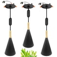 thumbnail image 1 of FSLiving Downlight, Plant Growing Light with E26 Base, 24 Hour Timer, Auto On, Full Spectrum, 4500K, 10W LED, Bulb Included, Auto On/Off Time, Adjustable Cord Length, Hanging Lamp, 3 Piece, 1 of 8