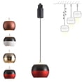thumbnail image 1 of FSLiving H Type Track Pendant Light Creative Lifting Pendant Light Retractable Adjustable Lighting Fixture with Aluminum & Acrylic Shade,7W 3000K Warm Lighting - 1 Light (Black & Red), 1 of 7