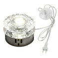 thumbnail image 1 of FSLiving High Accent Uplight 5W LED Crystal Spotlight Decorative Light Mini Style Clear wtih 5.9ft On/Off Foot Pedal Switch Cord for Backlight Leaning for Loft Gallery Exhibition Spotlight 6000K, 1 of 6