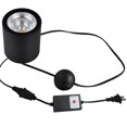 thumbnail image 1 of FSLiving High Accent Uplight 7W COB LED with Smart Plug Timer Switch Adjustment Spotlight Light with 5.9ft Foot Pedal Switch Cord Extra Light Rotating Decorative for Backlight Leaning - Black, 1 of 7