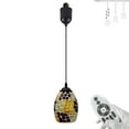 FSLiving Mini Adjustable Height H Type Track Pendant Lighting Handblown