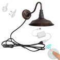 thumbnail image 1 of FSLiving Plug-in Wall Sconce with Remote Control Vintage Retro Rustic Metal Wall Lighting Fixture for Home Hallway Bedroom Hotel Balcony Entrance,Bulb Not Included - 1 Light, 1 of 6