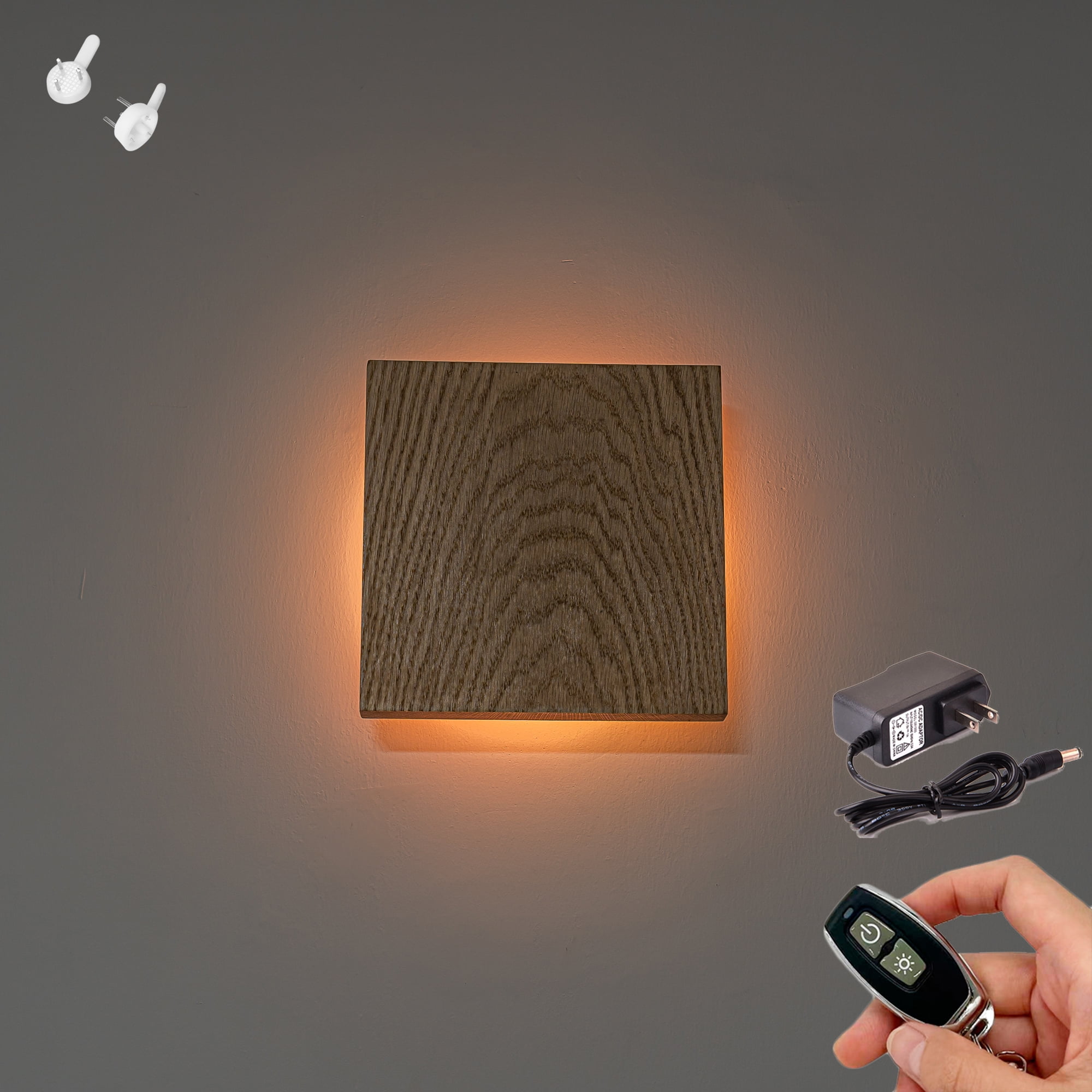 Sign Sconce FSLiving Rechargeable Battery Operated Remote Control Wall Sconces ...
