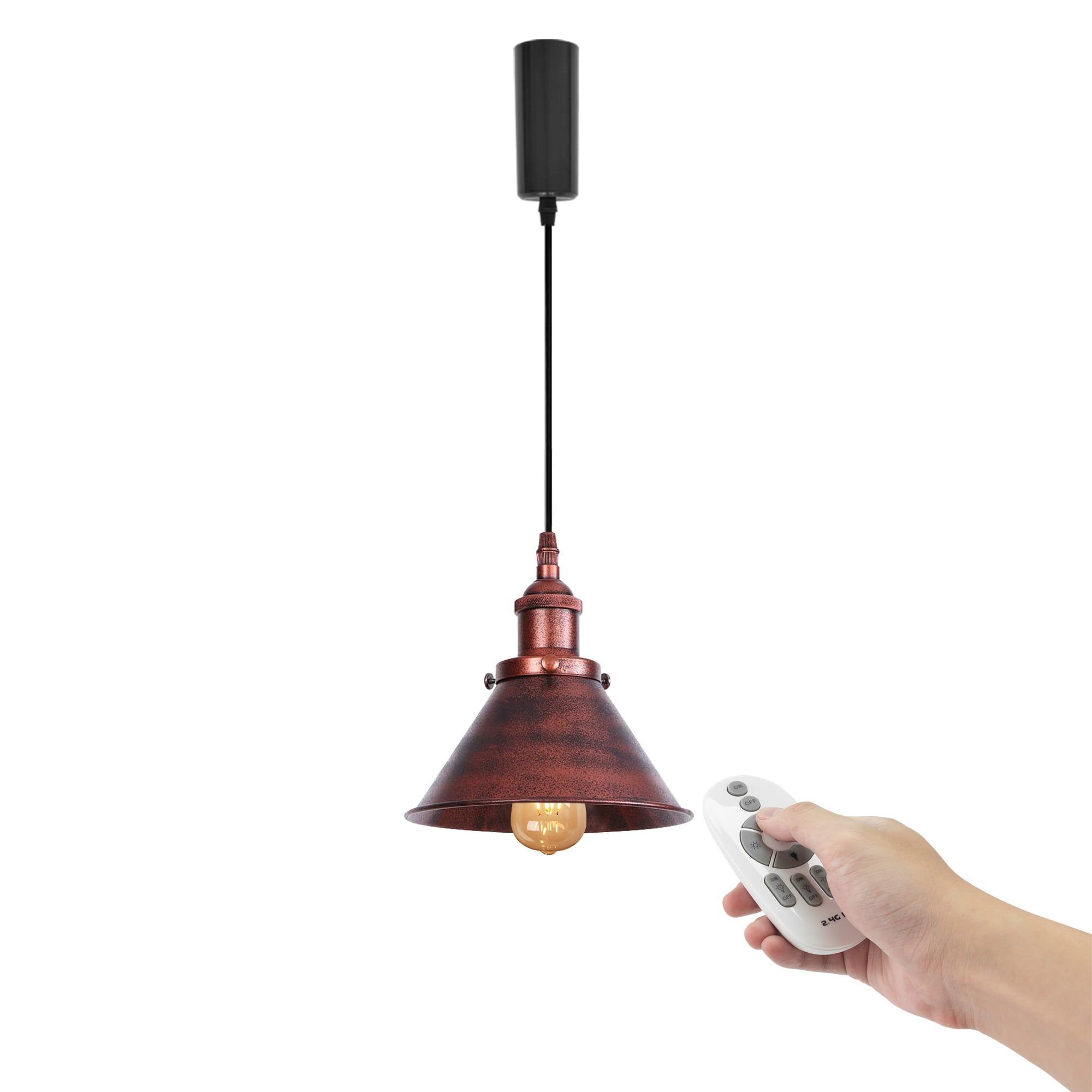 FSLiving Remote Control Htype Ceiling Pendant Light with E26 LED