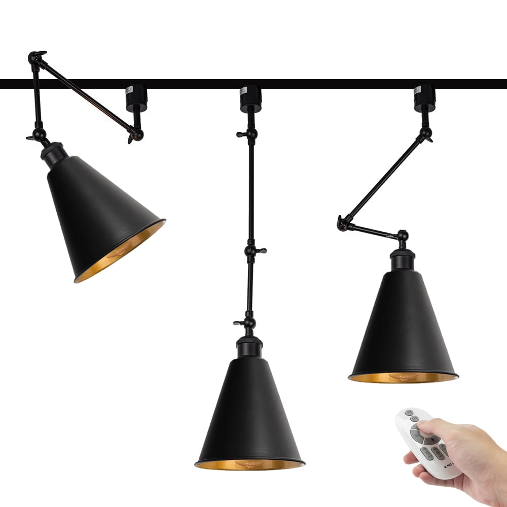 FSLiving Remote Control Jtype Ceiling Pendant Light with E26 LED