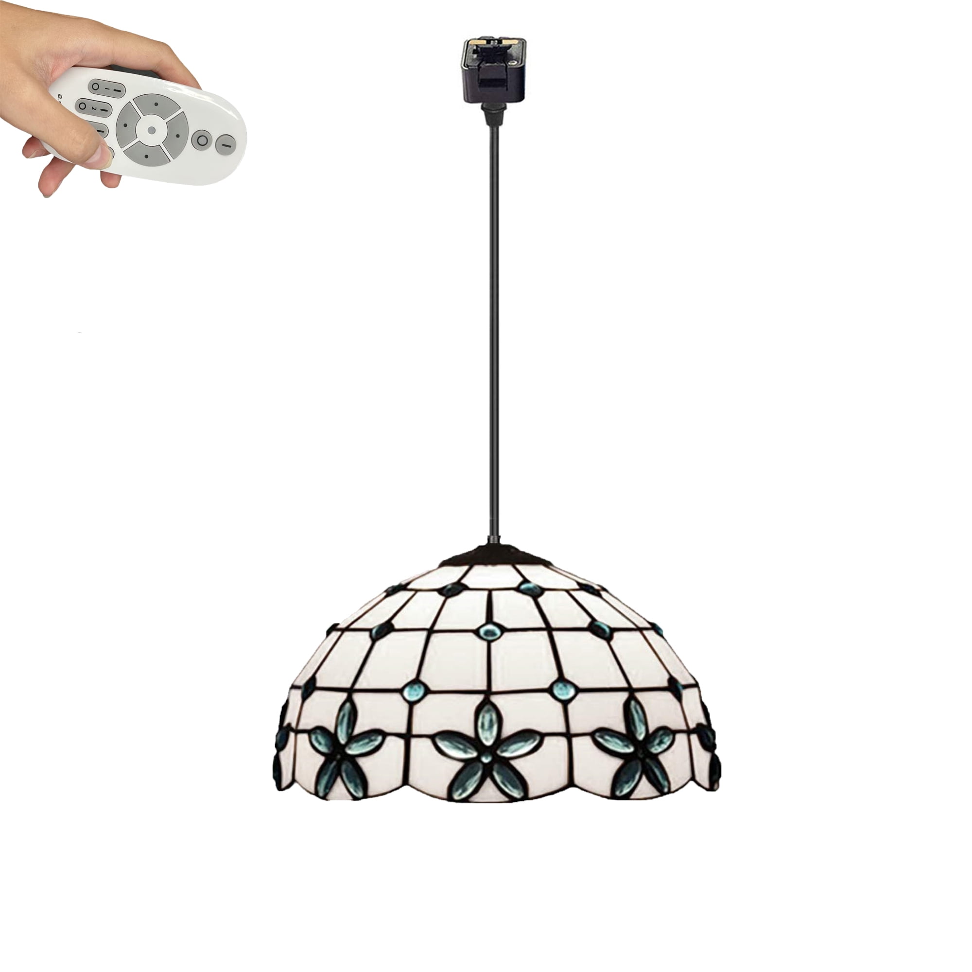 FSLiving Remote Control Pendant Light J-Type Pendant Light Perfect ...