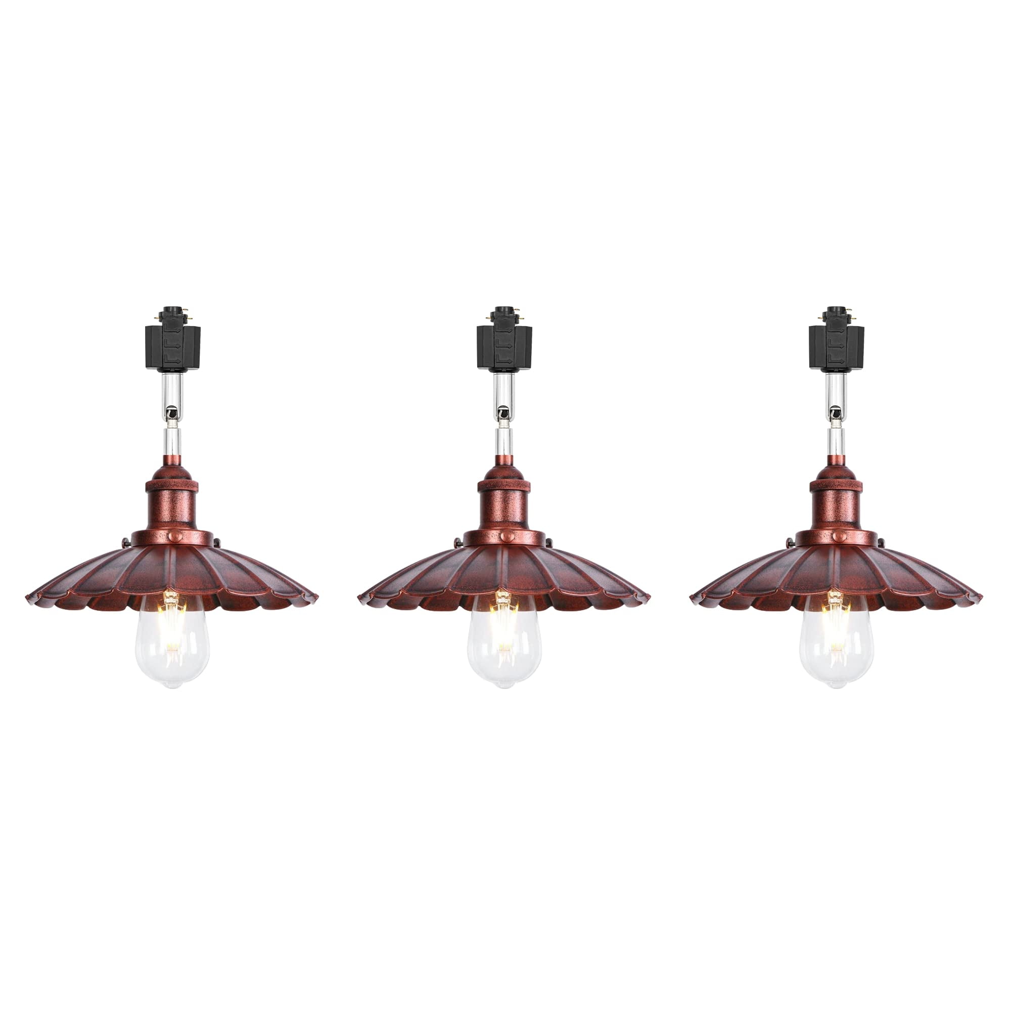 FSLiving Retro Vintage Design Adjusted Angle H-Type Track Head Lighting ...