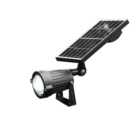 FSLiving Sunset Lamp Sunset Red Outdoor LED Spotlight Waterproof Solar Bright Flag Light Landscape Automatic Mini Lawn Lamp 10W Graden Lights Decorative Lamp Courtyard Front Yard - 1 Pack