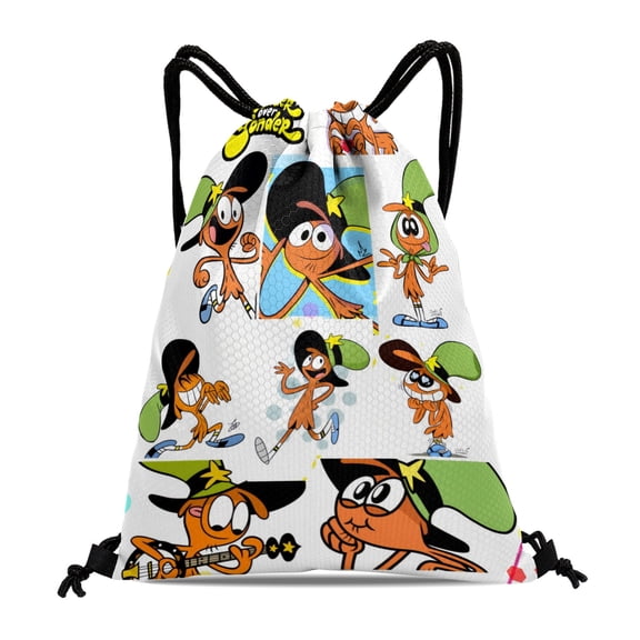 FSMYJJZY Wander Over Yonder 11.8"x15.7" Drawstring Backpack Tote Bag Reusable Party Favor Bags Machine Washable