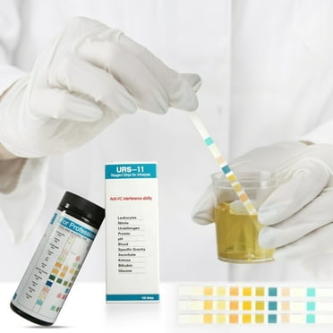 FSNDRX Makrup 11-In-1 Urine Test Strips 11 Parameters Testing Uti, Urinalysis for Ketosis, Ph, Protein, Kidney and Liver Function