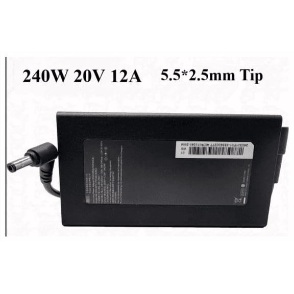 240W 20V 12A Laptop Charger 5.5*2.5mm Tip Power Supply AC Adapter FSP240-ACBU3