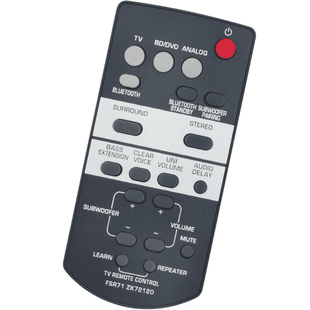 FSR71 ZK72120 Replace Remote Control for Yamaha Front Surround System YAS-203