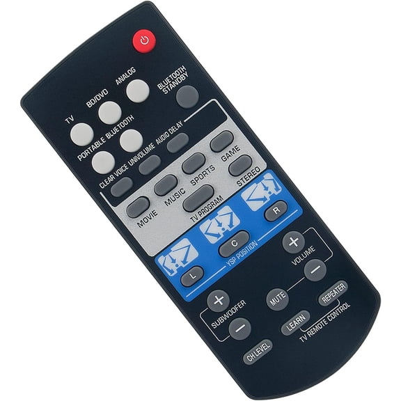 FSR80-ZG80760 Replacement Remote Control Commander fit for Yamaha Sound Bar YSP-1400 YSP1400BL YSP-1400BL YSP1400