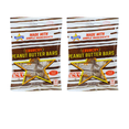 thumbnail image 1 of FSSTAM Crunchy Peanut Butter Bars Candy, Gluten-Free Cholesterol-Free Vegan Friendly, Individually Wrapped Old Fashioned Chewy Crispy Bar Candies Bite 4 Oz Bags, 2 Packs(with Exclusive FSSTAM Booskie), 1 of 7