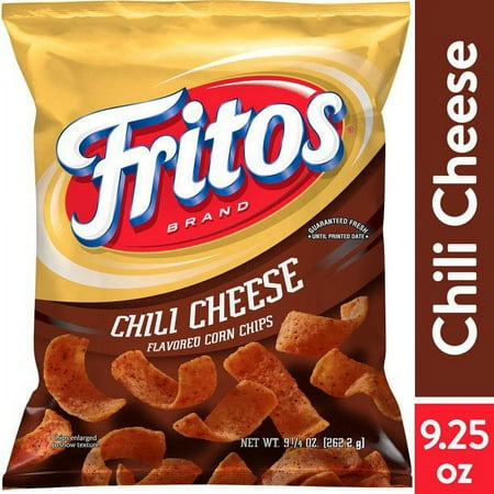 FSSTAM Fritos Chili Cheese Flavored Corn Chips, 9.25 oz Bag (2PK)