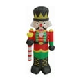 thumbnail image 1 of FSSTAM LED Inflatable Outdoor Nutcracker Character, 48 in Lighted Holiday Yard Decoration, 1 of 4