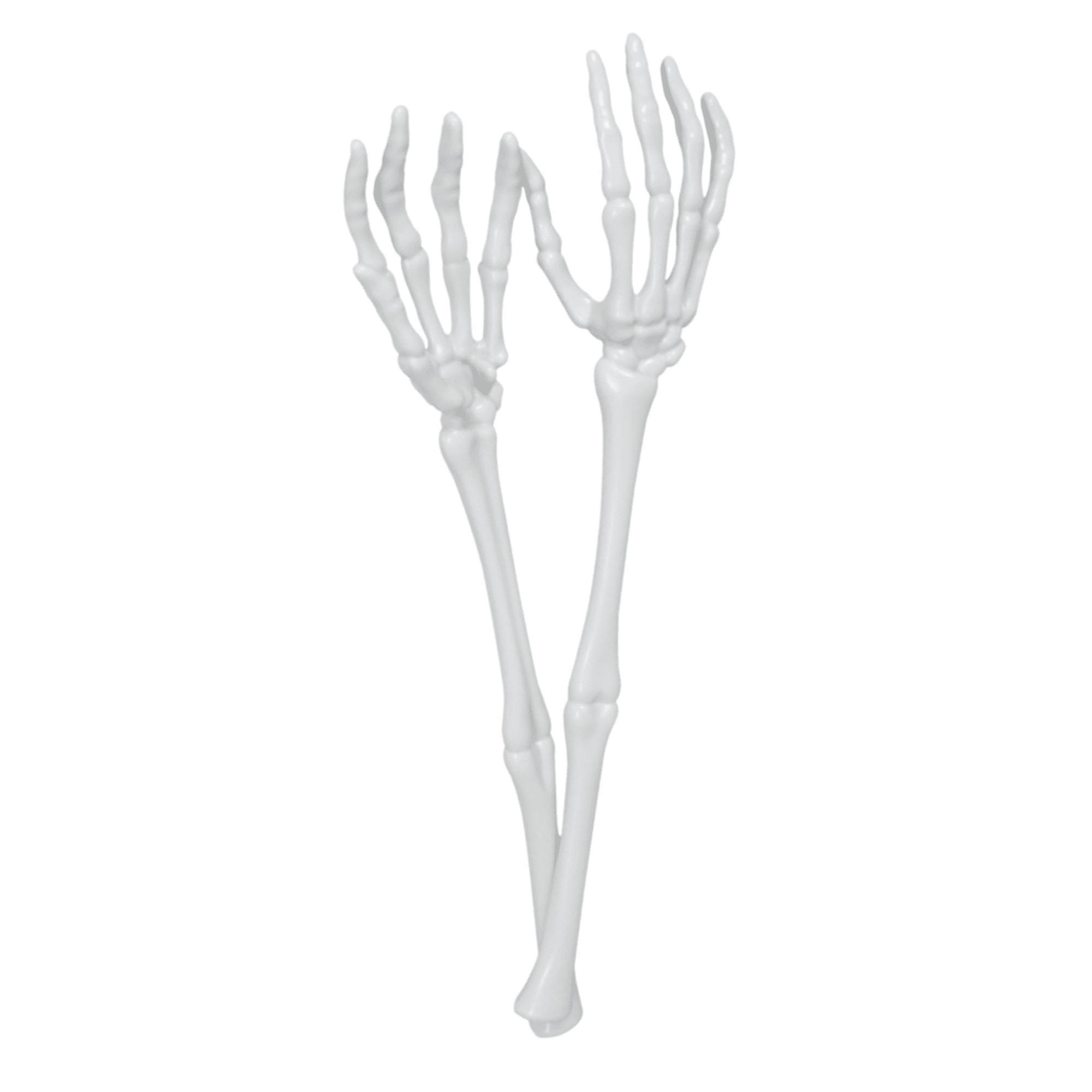FSSTAM Plastic Skeleton Tongs Serving Hands Salad Tongs accent Halloween Party Supplies Spoons