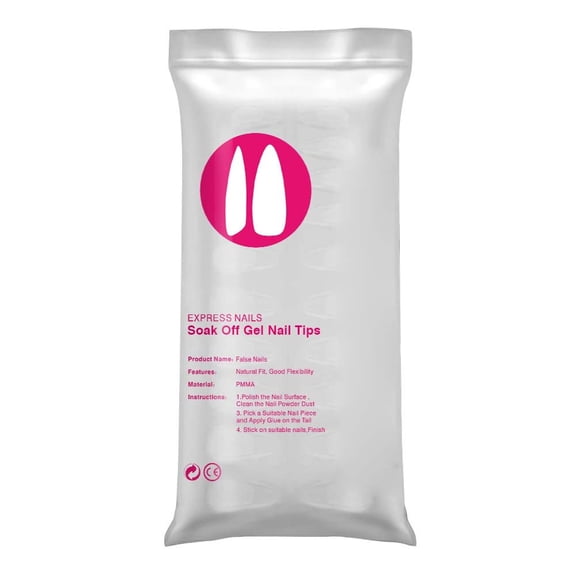 FSTDelivery 120Pcs Clear Square Nail for Women Girls,12 Sizes Medium Square Gel Nail,Acrylic Full Cover Nails Fake Nails,Pre-Shape Press On Nails for Extensions DIY Salon Holiday Daily Work