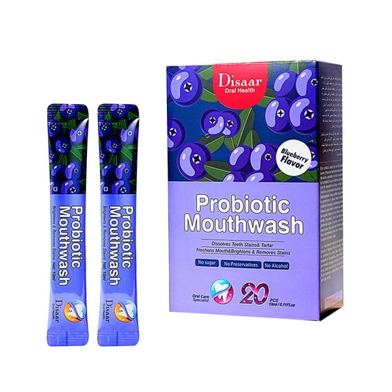 FSTDelivery Deals Up to 50% Off! Probiotic Mouthwash Fresh Breath Portable Grape Mouthwash 200ml Christmas Gifts for Women