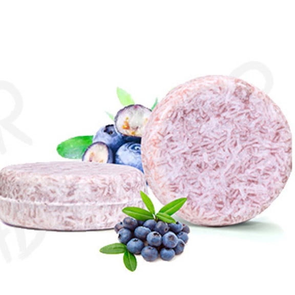 FSTDelivery Blueberry Repair Shampoo Bar,Nourishes & Repairs Hair,Adds Shine,Reduces Frizz,Gentle for All Hair Types,Women & Men Daily Use