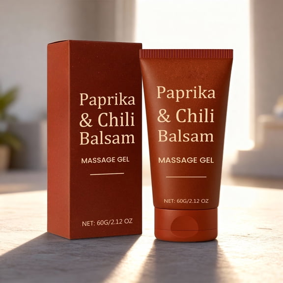 FSTDelivery Capsaicin Warm Body Massage Gel, Visibly Firms Smooths Skin Texture for Abdomen Arms Legs, Non-Greasy Fast Absorbing Gel for Daily Body Contouring Routine, 60g