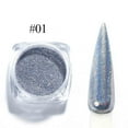 thumbnail image 1 of FSTDelivery Chrome Nail Powder, Super Metallic Effect Chrome Powder for Nails,Holographic Mirror Glitter White Pearl Pigment Dust Kit for Gel Polish Nail Art Decoration Manicure Nail Supplies, 1 of 1