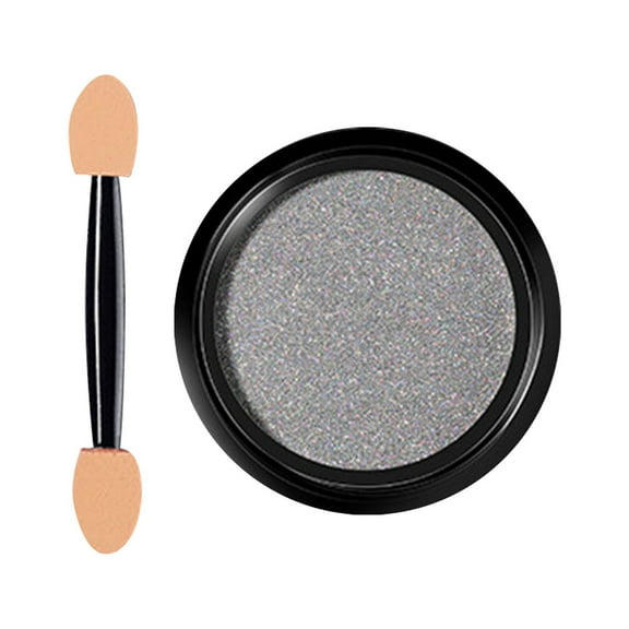 FSTDelivery Chrome Nail Powder, Super Metallic Effect Chrome Powder for Nails,Mirror Glitter White Pearl Pigment Dust Kit for Gel Polish Nail Art Decoration Manicure Nail Supplies, Gift for Women, E