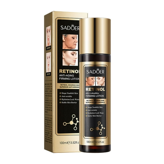 FSTDelivery Retinol Face Cream, Anti Aging, Hydrating, Firming, Revitalizing, Anti-Wrinkle Facial Serum & Essence, with Hyaluronic Acid, Moisturizer, Aging Wrinkle Cream for All Skin Types, 100ml