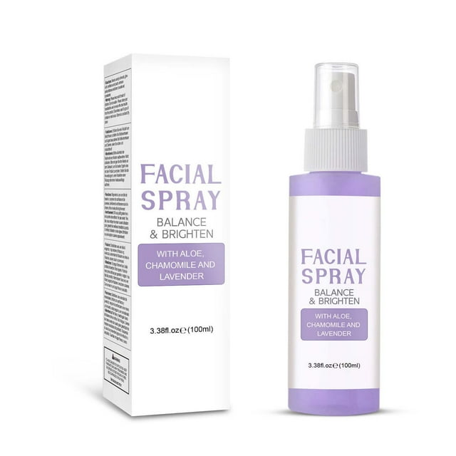 FSTDelivery Facial Spray with Aloe, Herbs and Lavender Water for All Skin Types, Face Mist that Hydrates, Rejuvenates & Clarifies, Clearance